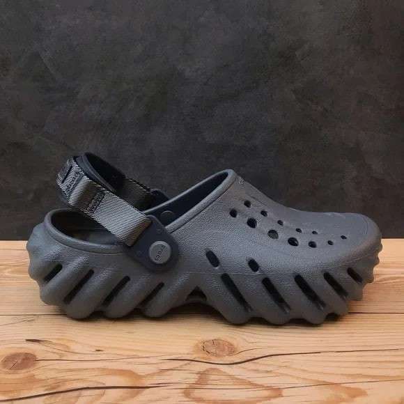 Чоловічі Crocs Єхо Клог Повністю Чорні Echo Clog Storm — фото 3