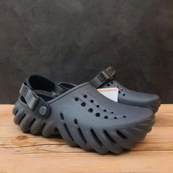 Чоловічі Crocs Єхо Клог Повністю Чорні Echo Clog Storm — фото 8