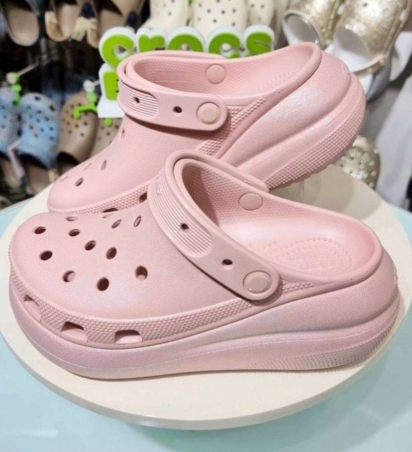 Жіночі Crocs Crush Shimmer Clog Pink Clay — фото 11