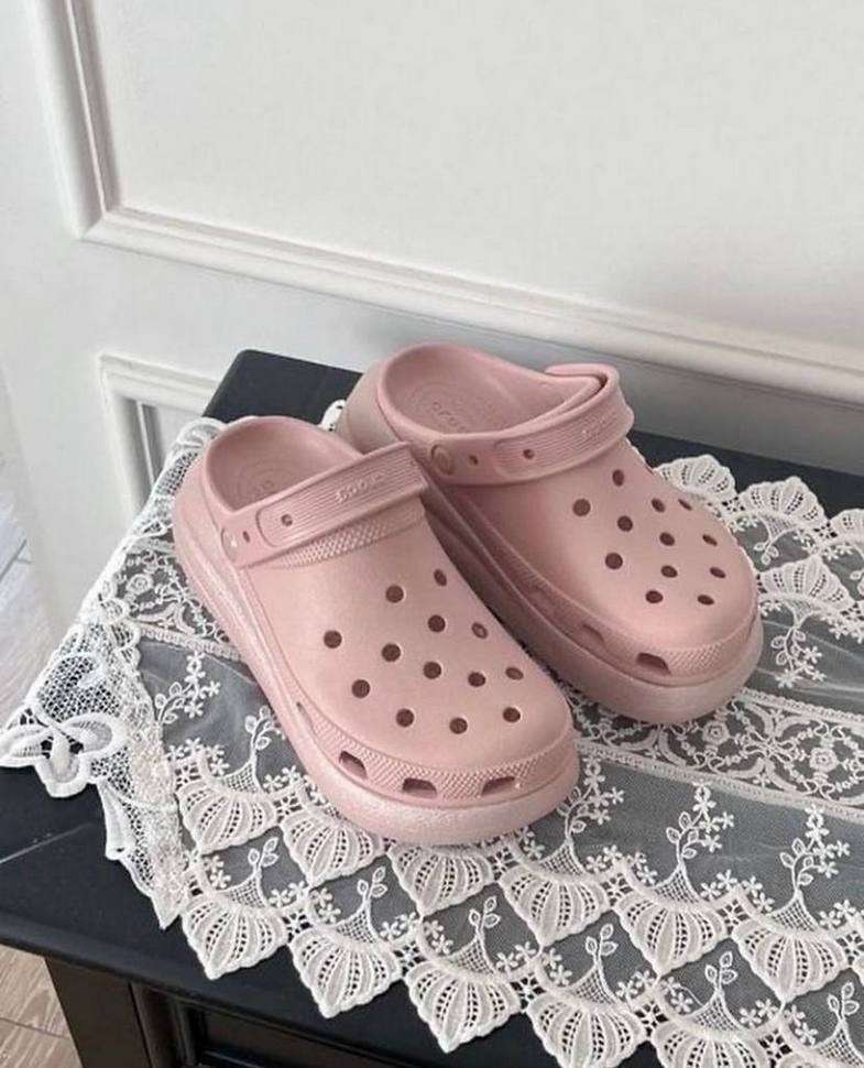 Жіночі Crocs Crush Shimmer Clog Pink Clay — фото 13