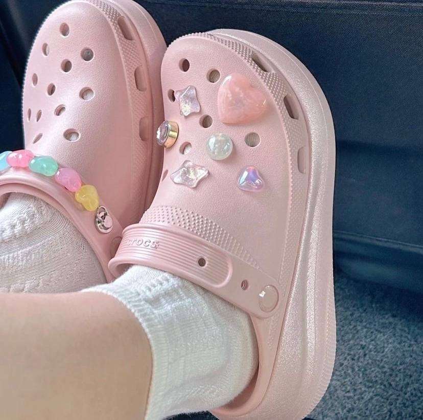 Жіночі Crocs Crush Shimmer Clog Pink Clay — фото 14