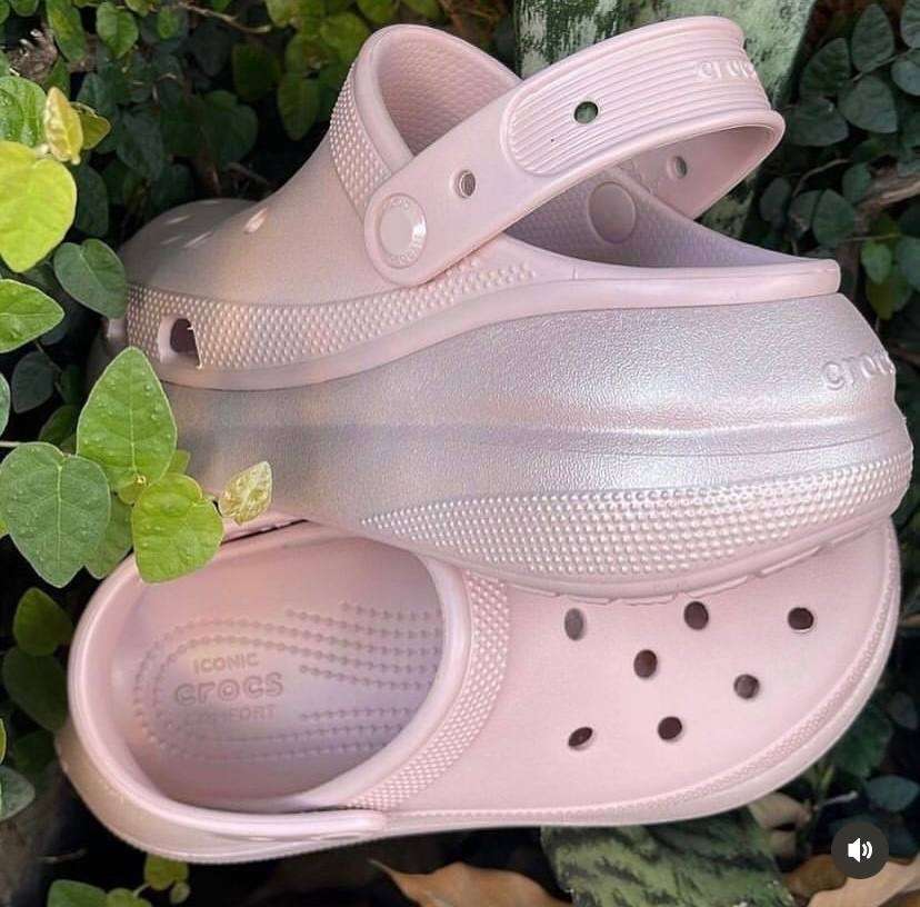 Жіночі Crocs Crush Shimmer Clog Pink Clay — фото 6