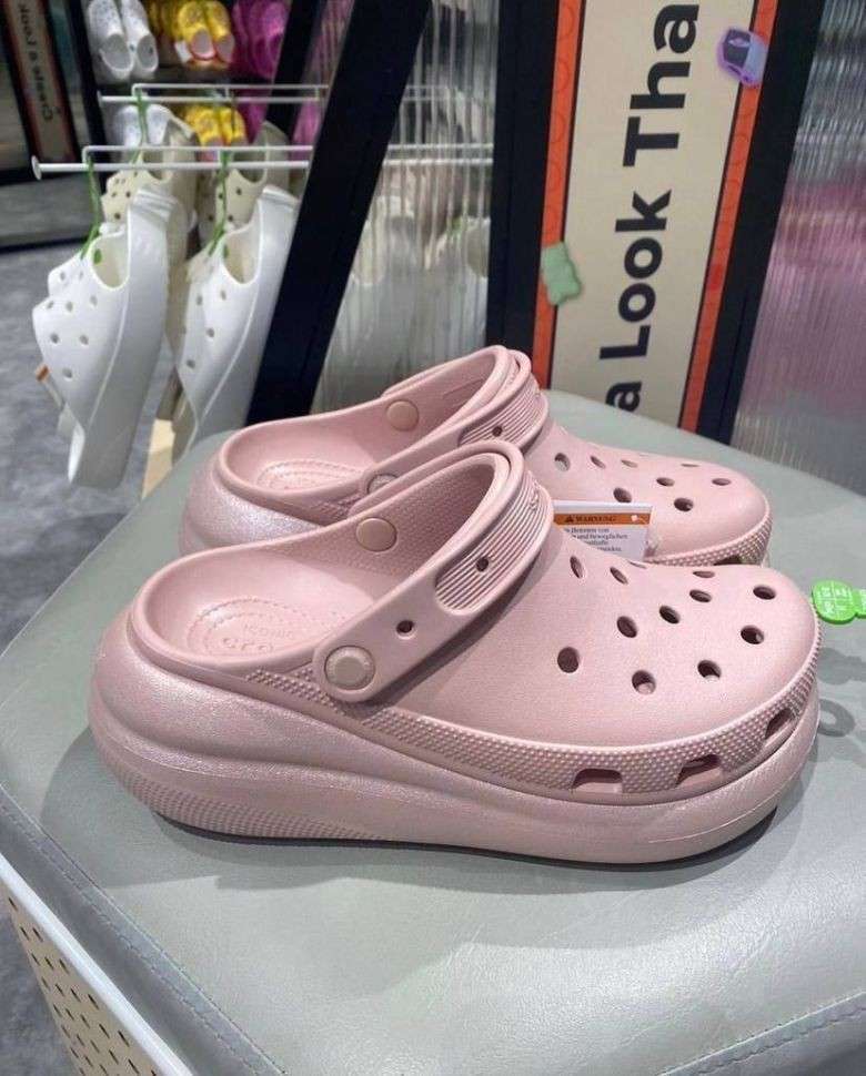Жіночі Crocs Crush Shimmer Clog Pink Clay — фото 8