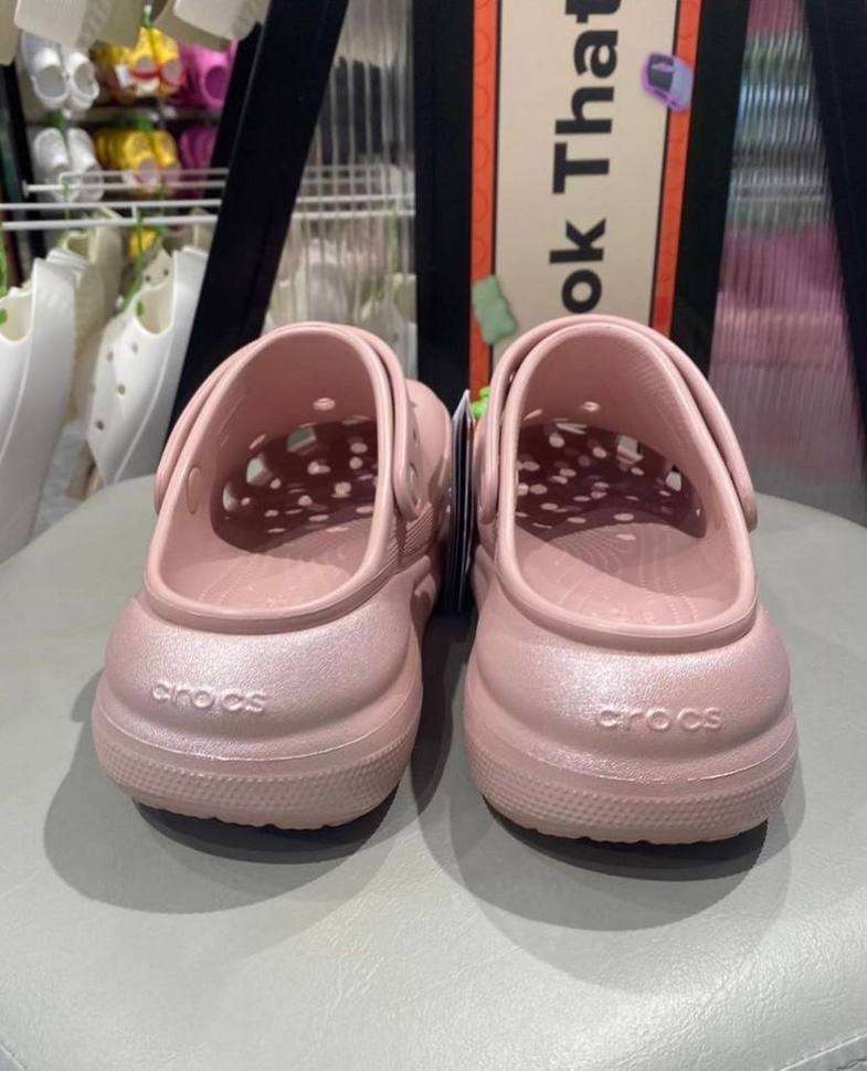 Жіночі Crocs Crush Shimmer Clog Pink Clay — фото 9