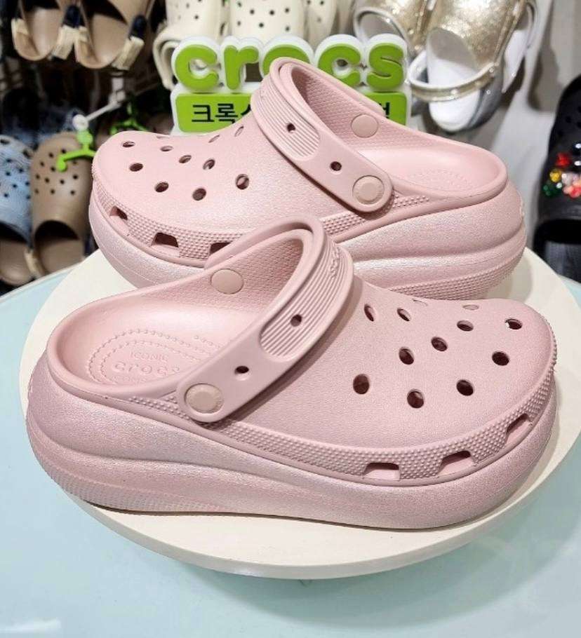 Жіночі Crocs Crush Shimmer Clog Pink Clay — фото 10
