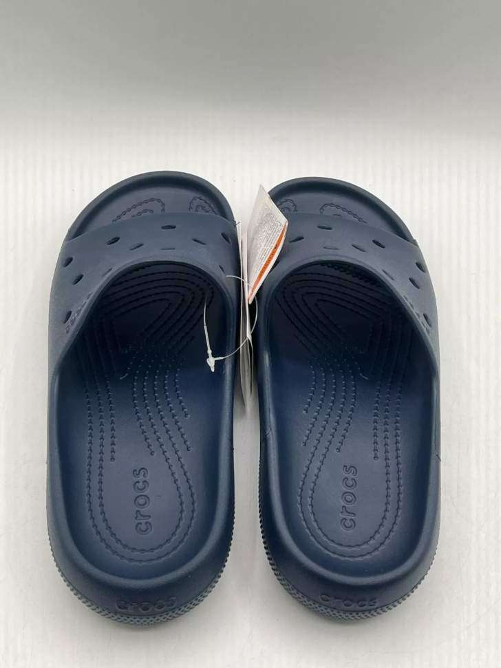 Чоловічі шльопанці Crocs Classic Slide V2 Navy — фото 13