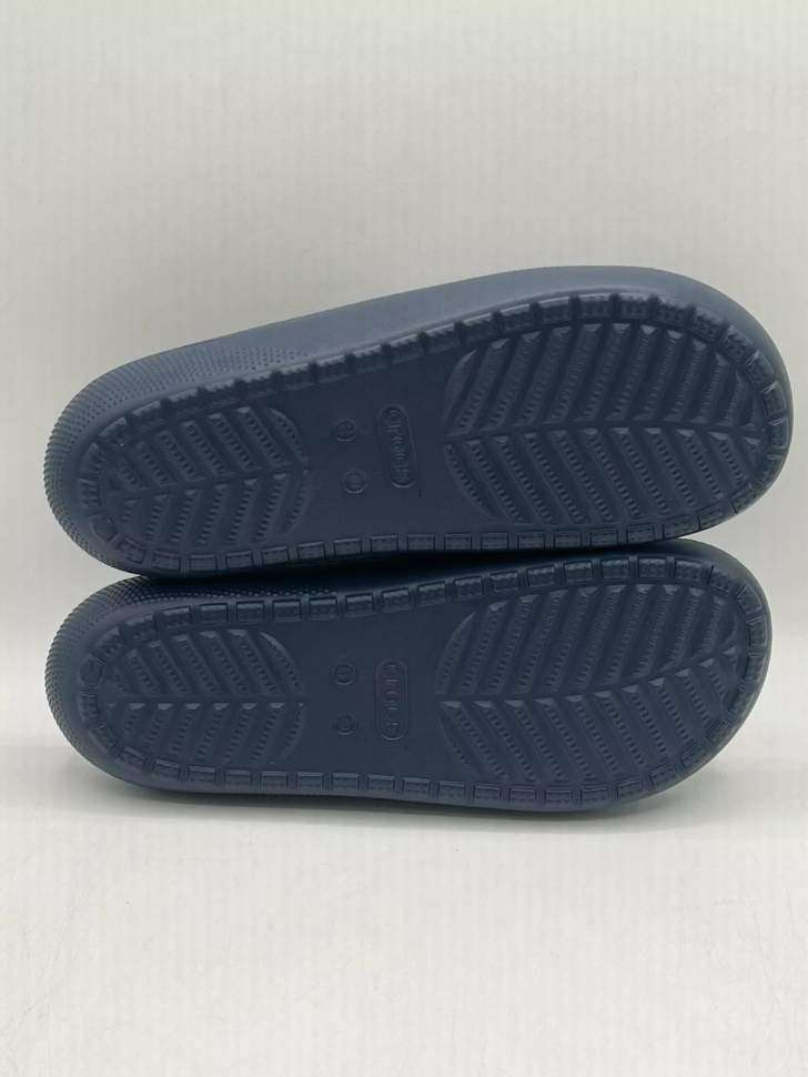 Чоловічі шльопанці Crocs Classic Slide V2 Navy — фото 14