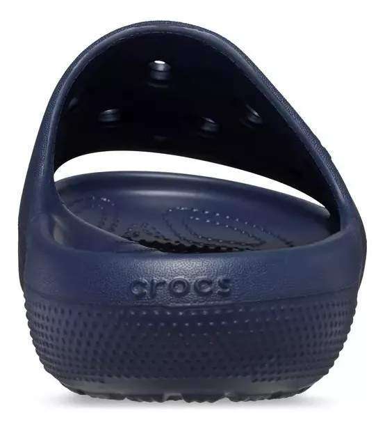 Чоловічі шльопанці Crocs Classic Slide V2 Navy — фото 9