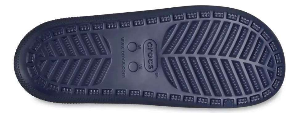 Чоловічі шльопанці Crocs Classic Slide V2 Navy — фото 10