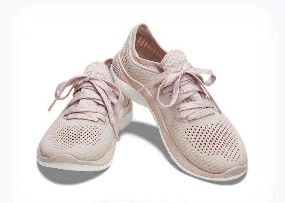 Дитячі Crocs-кросівки для дівчинки Crocs Literide 360 Pacer Pink Clay/White — фото 11