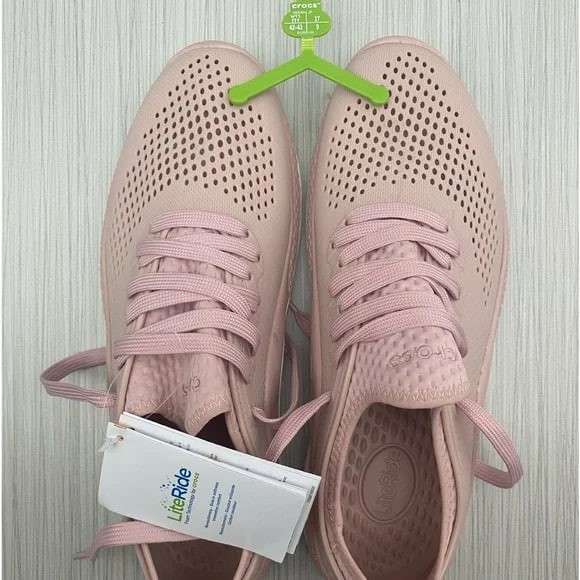 Дитячі Crocs-кросівки для дівчинки Crocs Literide 360 Pacer Pink Clay/White — фото 4