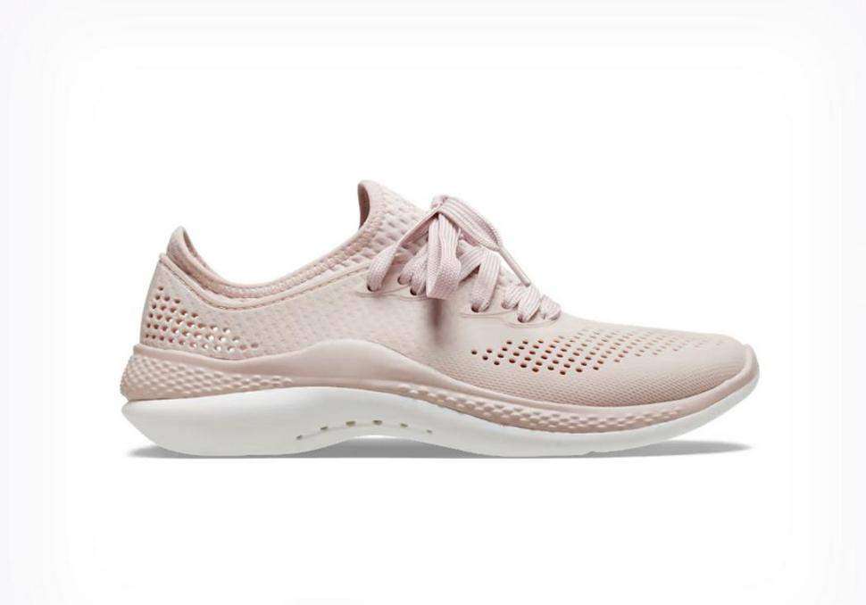 Дитячі Crocs-кросівки для дівчинки Crocs Literide 360 Pacer Pink Clay/White — фото 6