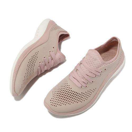 Дитячі Crocs-кросівки для дівчинки Crocs Literide 360 Pacer Pink Clay/White — фото 7