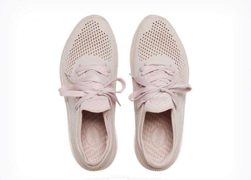 Дитячі Crocs-кросівки для дівчинки Crocs Literide 360 Pacer Pink Clay/White — фото 8