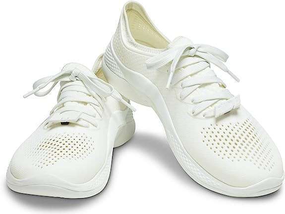 Crocs кросівки Лайтрайд 360 білі Literide Marbled Pacer Almost White
