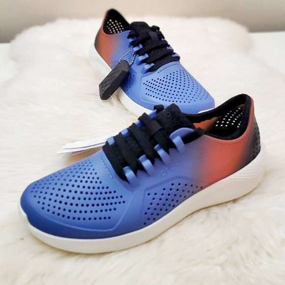 Жіночі Кросівки Crocs Пейсер Literide Pacer Lapis/Tangerine/Mulberry — фото 4