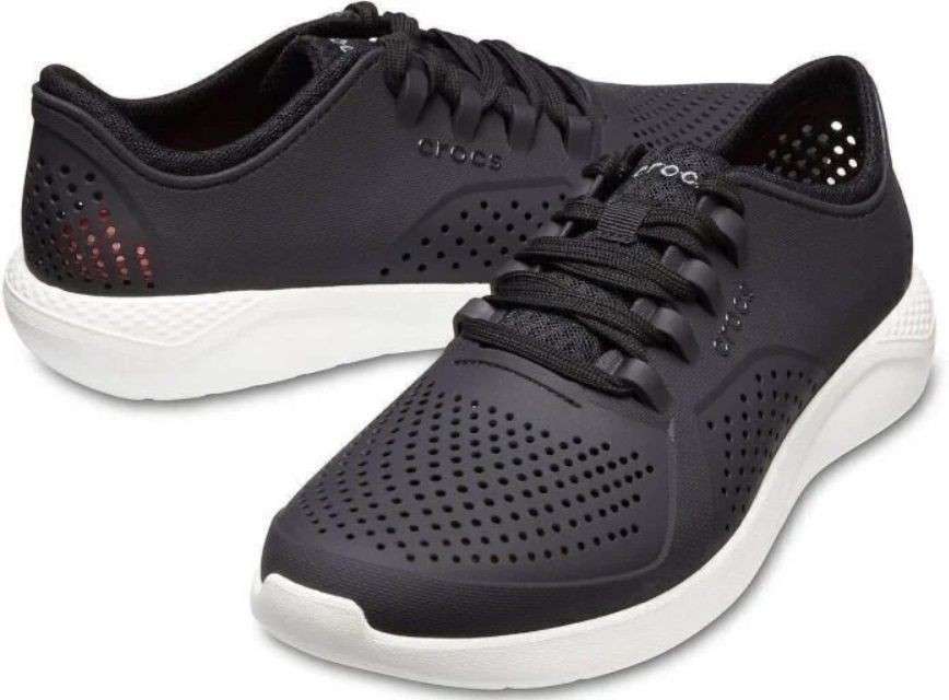 Чоловічі кросівки Crocs LiteRide Pacer Black/White — фото 1