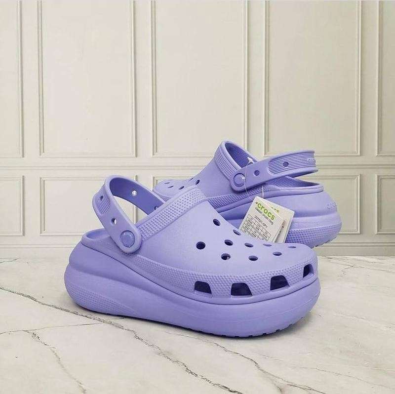 Жіночі Crocs Classic Clog Crush Platform Moon Jelly — фото 4