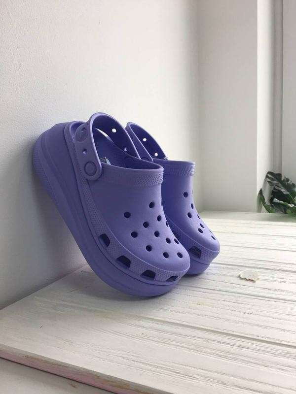 Жіночі Crocs Classic Clog Crush Platform Moon Jelly — фото 5