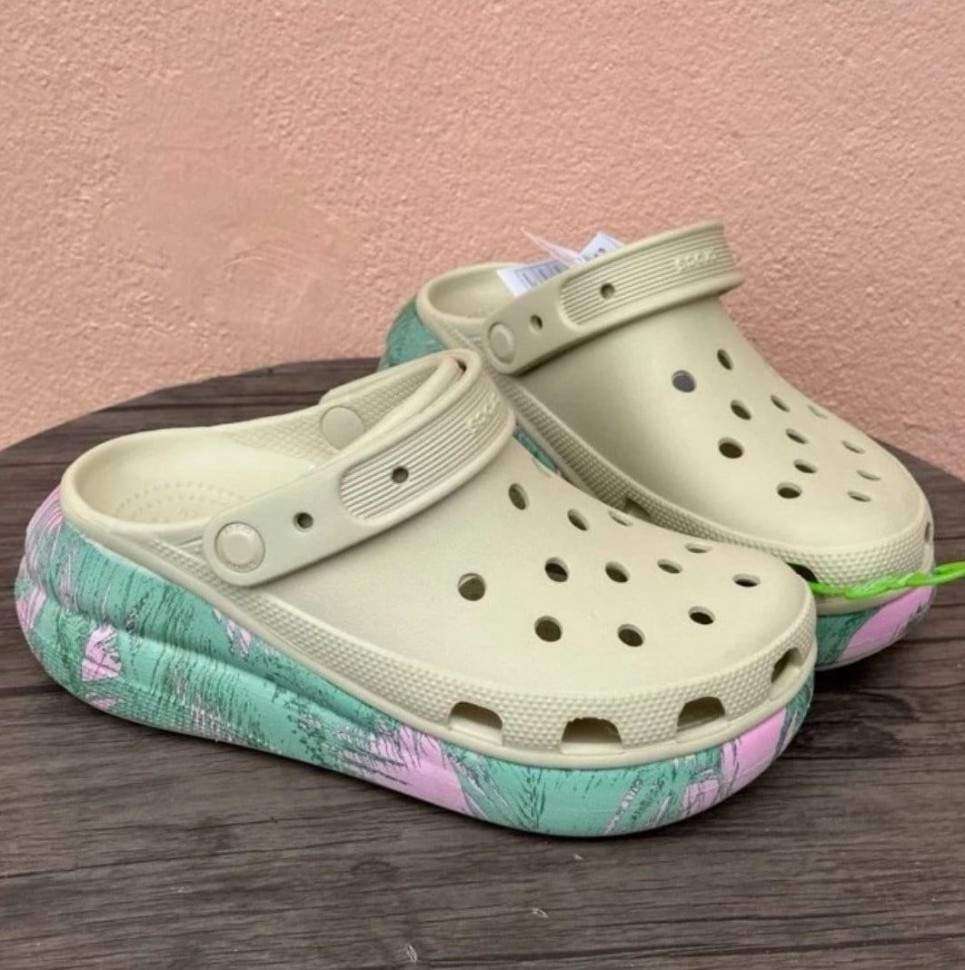 Жіночі Crocs Crush Spring Break Clog Vanilla/Multi — фото 3