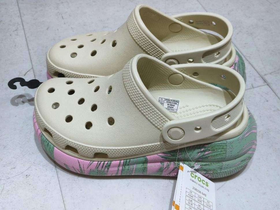 Жіночі Crocs Crush Spring Break Clog Vanilla/Multi — фото 10