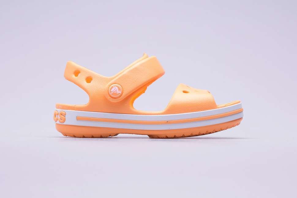 Дитячі сандалії для дівчинки Crocs Bayaband Kids Sandal Cantaloupe — фото 4