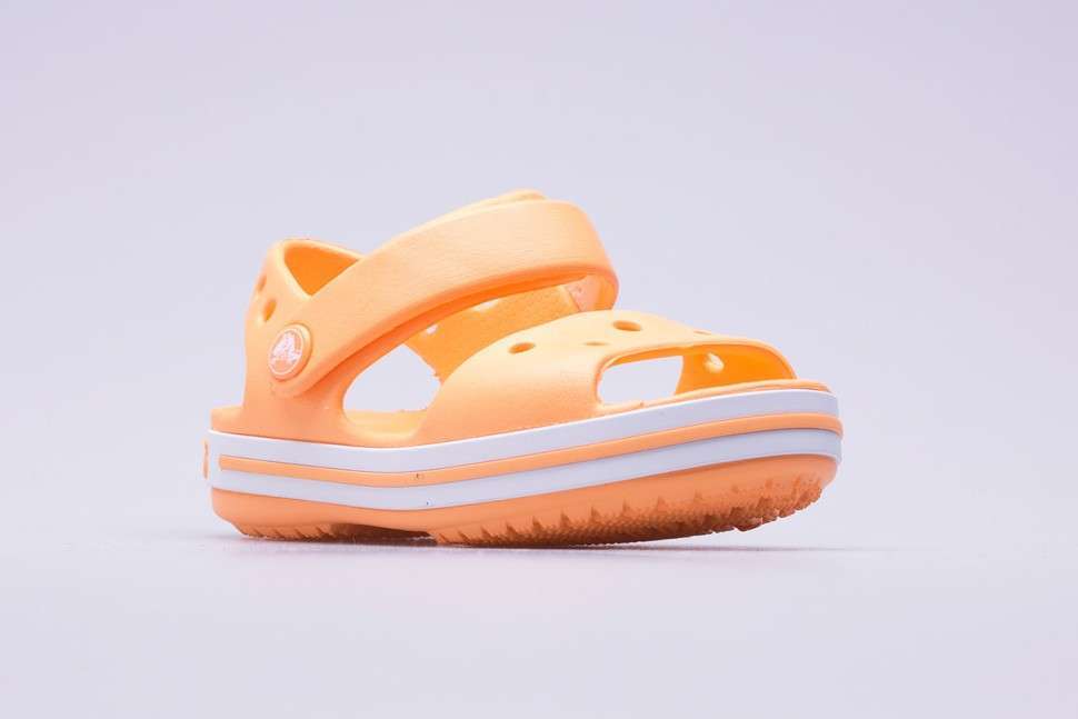 Дитячі сандалії для дівчинки Crocs Bayaband Kids Sandal Cantaloupe — фото 5