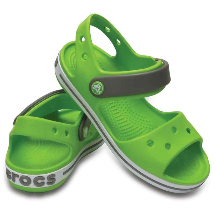 Дитячі сандалії для хлопчика Crocs Crocband Sandal Kids Volt Green/Smok
