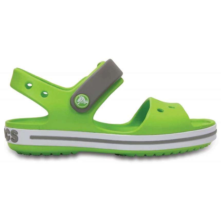 Дитячі сандалії для хлопчика Crocs Crocband Sandal Kids Volt Green/Smok — фото 2