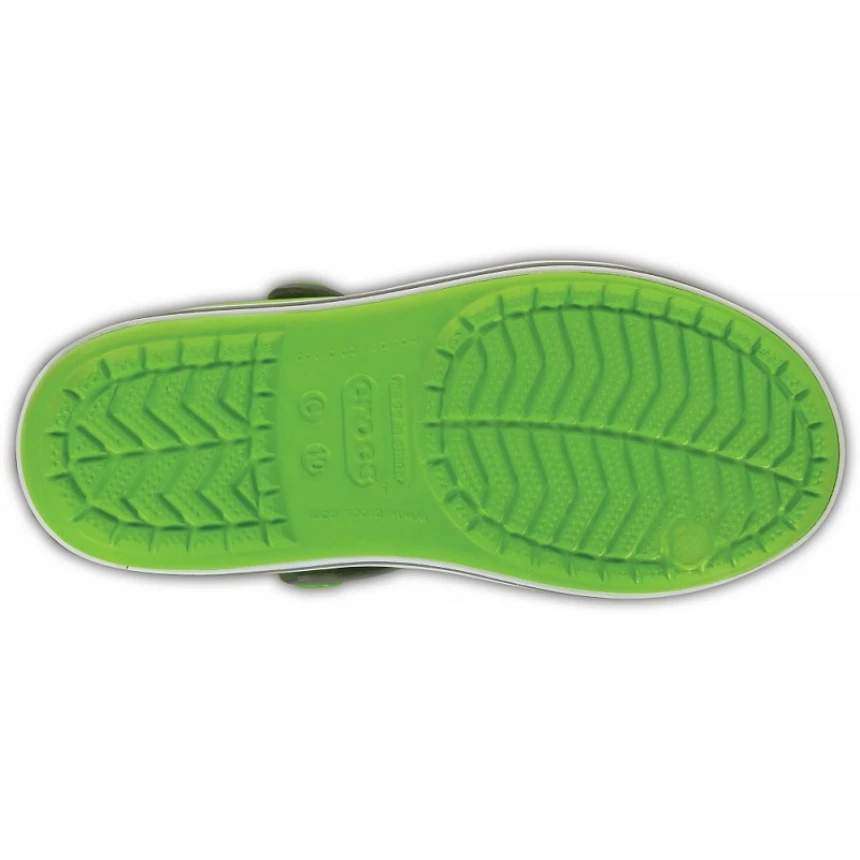 Дитячі сандалії для хлопчика Crocs Crocband Sandal Kids Volt Green/Smok — фото 3