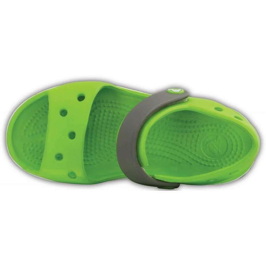Дитячі сандалії для хлопчика Crocs Crocband Sandal Kids Volt Green/Smok — фото 4