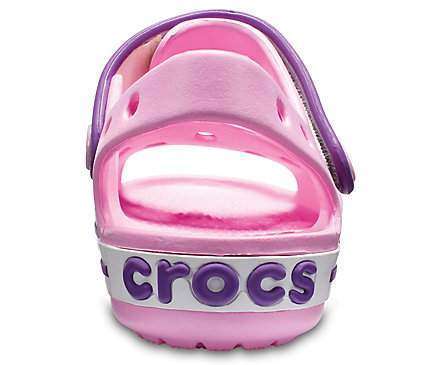 Дитячі сандалії для дівчинки Crocs Crocband Sandal Carnation/Amethyst — фото 11