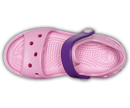 Дитячі сандалії для дівчинки Crocs Crocband Sandal Carnation/Amethyst — фото 12
