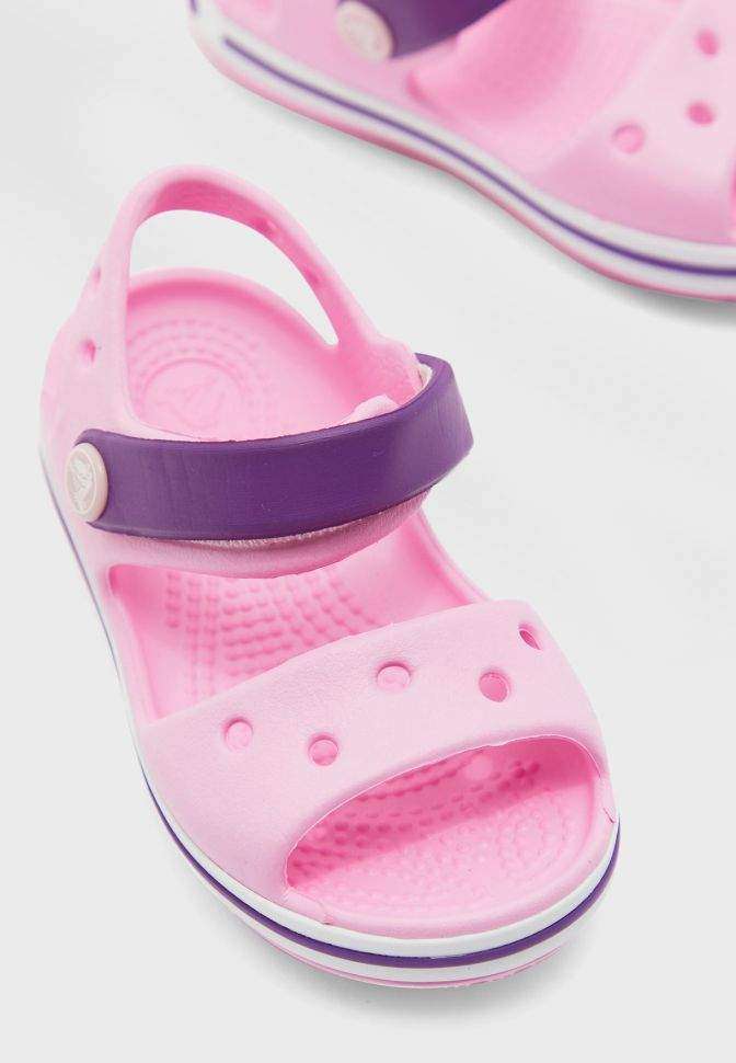 Дитячі сандалії для дівчинки Crocs Crocband Sandal Carnation/Amethyst — фото 6