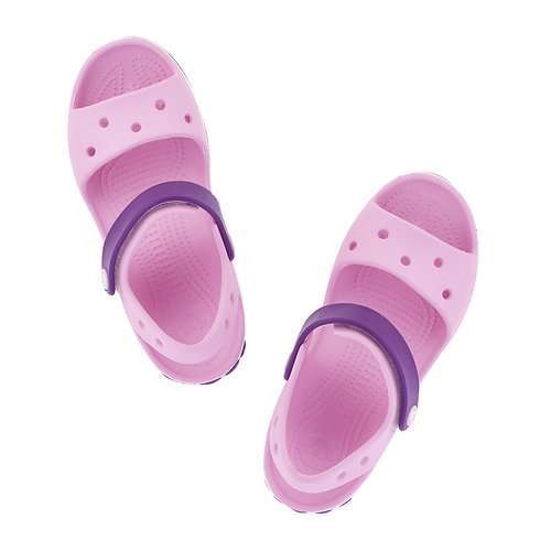 Дитячі сандалії для дівчинки Crocs Crocband Sandal Carnation/Amethyst — фото 7