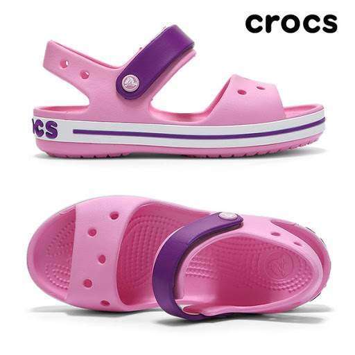 Дитячі сандалії для дівчинки Crocs Crocband Sandal Carnation/Amethyst — фото 10