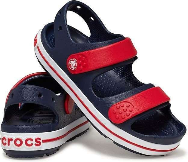 Дитячі сандалії для хлопчика Crocs Toddler Crocband™ Cruiser Sandal Navy Varsity Red
