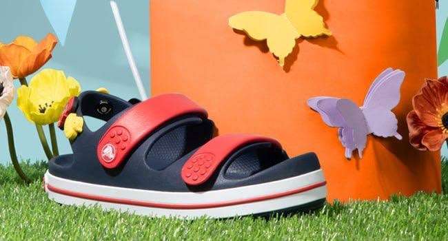 Дитячі сандалії для хлопчика Crocs Toddler Crocband™ Cruiser Sandal Navy Varsity Red — фото 12