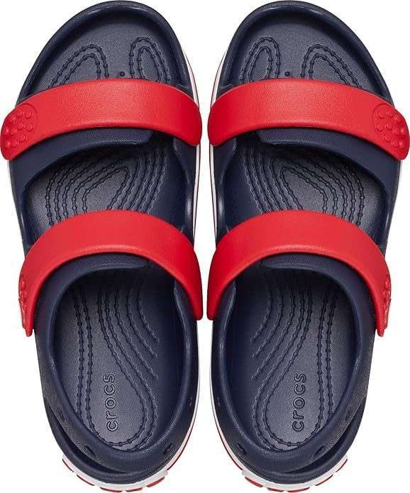 Дитячі сандалії для хлопчика Crocs Toddler Crocband™ Cruiser Sandal Navy Varsity Red — фото 3