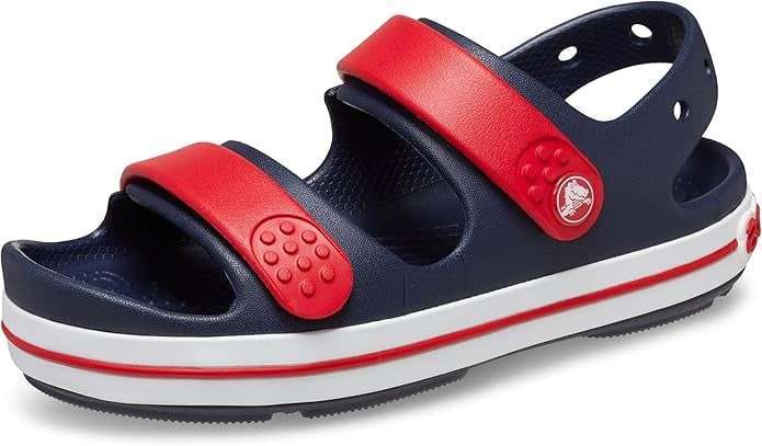 Дитячі сандалії для хлопчика Crocs Toddler Crocband™ Cruiser Sandal Navy Varsity Red — фото 4