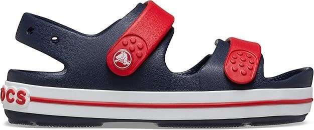 Дитячі сандалії для хлопчика Crocs Toddler Crocband™ Cruiser Sandal Navy Varsity Red — фото 5