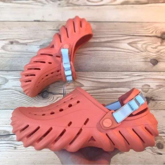 Чоловічі Crocs Echo Reflective Backstrap Clog Grapefruit — фото 5