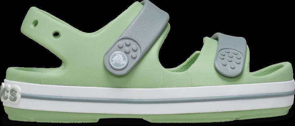 Дитячі сандалії для хлопчика Crocs Toddler Crocband™ Cruiser Sandal Fair Green / Dusty — фото 12