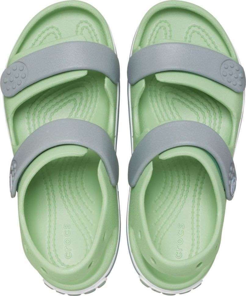 Дитячі сандалії для хлопчика Crocs Toddler Crocband™ Cruiser Sandal Fair Green / Dusty — фото 5