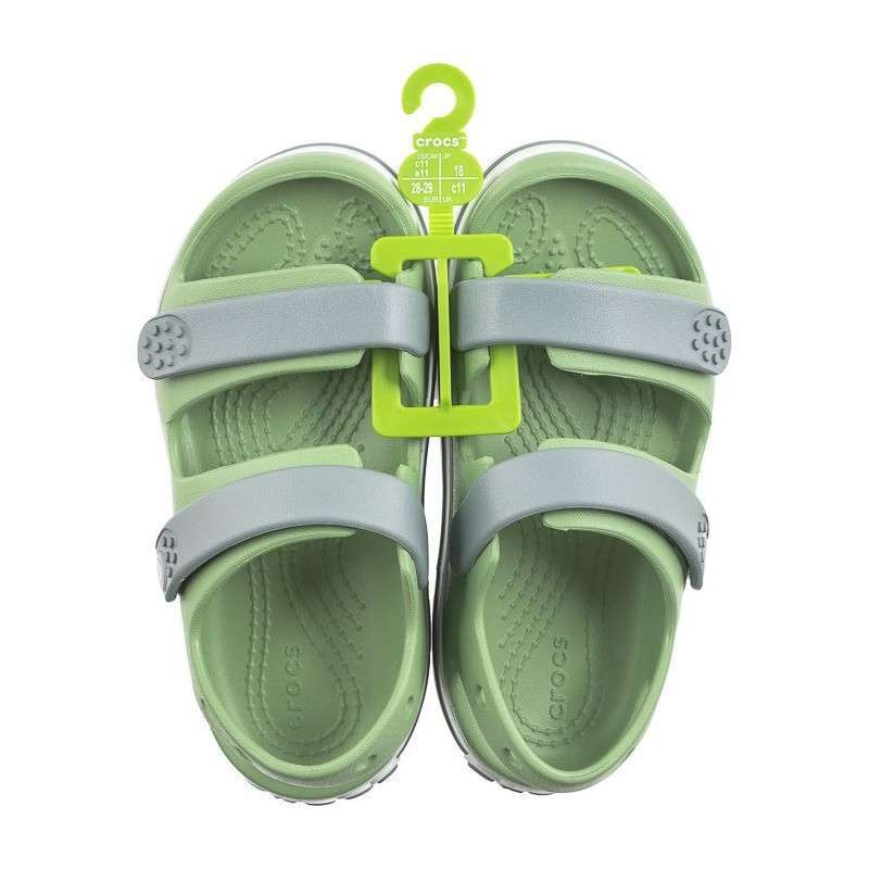 Дитячі сандалії для хлопчика Crocs Toddler Crocband™ Cruiser Sandal Fair Green / Dusty — фото 7