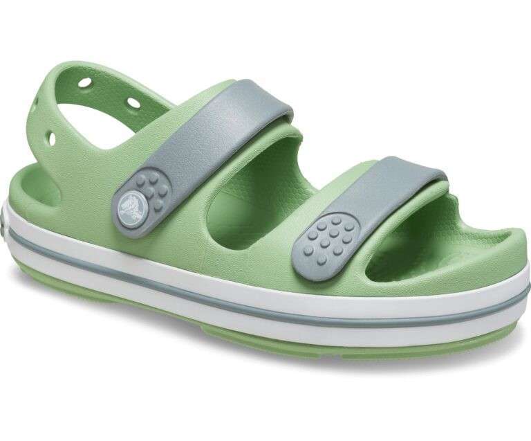 Дитячі сандалії для хлопчика Crocs Toddler Crocband™ Cruiser Sandal Fair Green / Dusty — фото 8