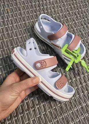 Дитячі сандалії для дівчинки Crocs Toddler Crocband™ Cruiser Sandal Dreamscape/Cassis — фото 11