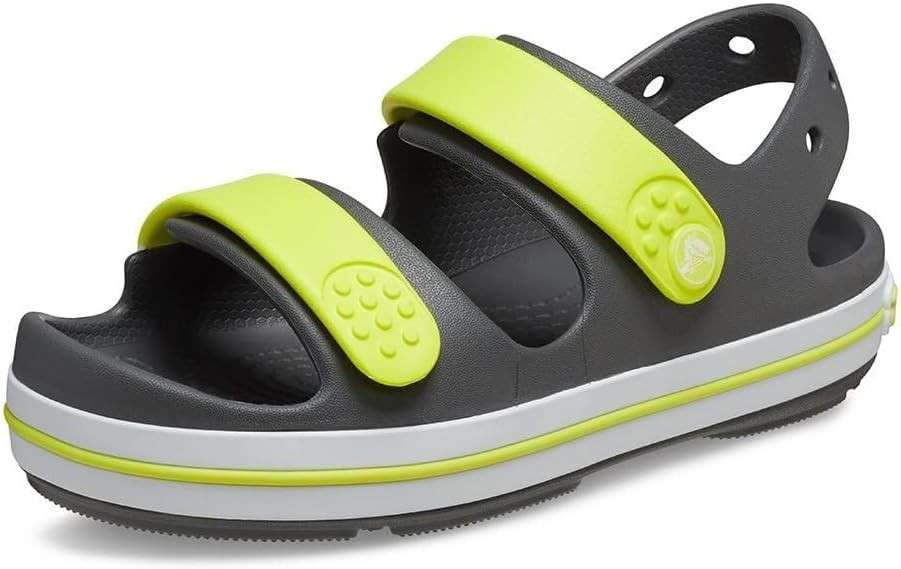 Дитячі сандалії для хлопчика Crocs Toddler Crocband™ Cruiser Sandal clate grey\acidite — фото 13