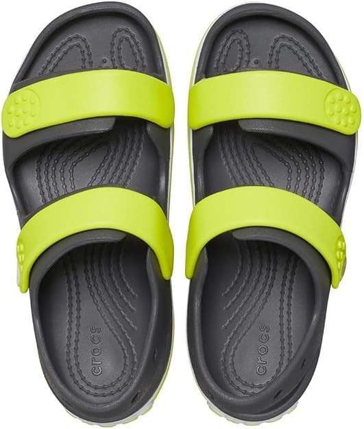 Дитячі сандалії для хлопчика Crocs Toddler Crocband™ Cruiser Sandal clate grey\acidite — фото 9