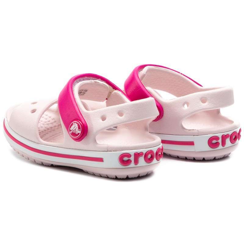 Дитячі сандалії для дівчинки Crocs Crocband Sandal Kids Barely Pink — фото 4